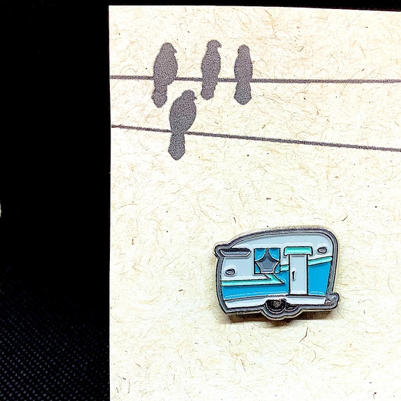 Holiday Camper Enamel Pin | Camping til Christmas - Picture 8 of 12